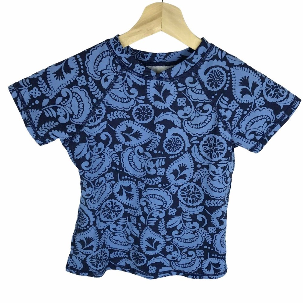Garnet Hill Kids Rash Guard T Shirt Swim Beach 8